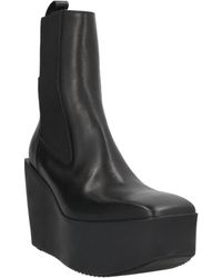 Rick Owens - Minimalist Leather Boots - Lyst