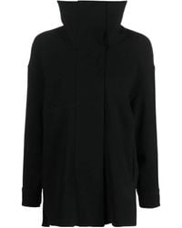 Alberto Biani - High-Neck Exposed-Seam Top - Lyst