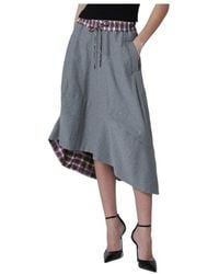 Vivienne Westwood - Elastic Waistband Midi Skirt - Lyst