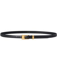 The Row - Downtown Buckled Leather Belt - Lyst