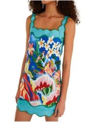 FARM Rio - Floral Mini Dress - Lyst
