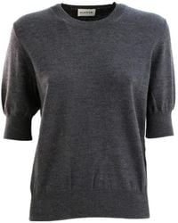 P.A.R.O.S.H. - Short-Sleeve Wool Sweater - Lyst