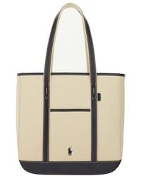 Polo Ralph Lauren - Logo Embroidered Tote Bag - Lyst