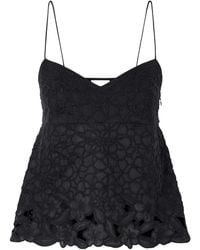 Isabel Marant - Floral-Embroidered Ramie Tank - Lyst