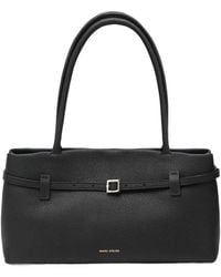MANU Atelier - Buckle-Strap Tubular-Handles Tote Bag - Lyst