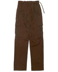 Helmut Lang - Pull-On Wide-Leg Cargo Pants - Lyst