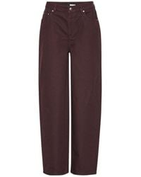 ROTATE BIRGER CHRISTENSEN - Relaxed Fit Wide Leg Pants - Lyst