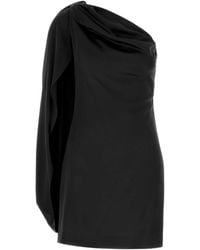 Stella McCartney - One-Shoulder Satin Dress - Lyst