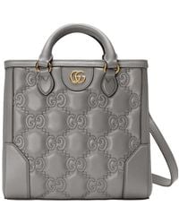 Gucci - Gg Logo-Embossed Mini Tote Bag - Lyst