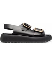 Tod's - Buckle Sandals Shoes - Lyst