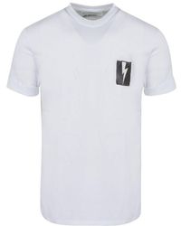 Neil Barrett - Flag Bolt Cotton T-Shirt - Lyst