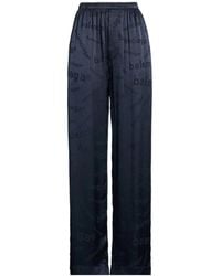 Balenciaga - Printed Versatile Minimalist Casual Trousers - Lyst