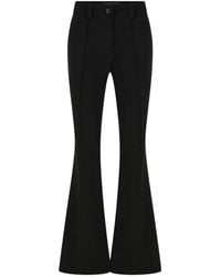 Gucci - High-Waisted Flared Trousers - Lyst