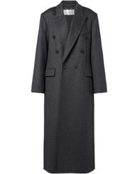 Victoria Beckham - Double-Breasted Wool-Blend Coat - Lyst