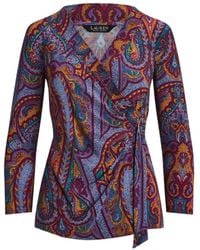 Ralph Lauren - Jainab Wrap Top - Lyst