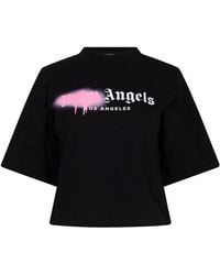 Palm Angels - Short T-Shirt - Lyst