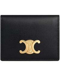 Celine - Bi-Fold Card Holder Triomphe - Lyst