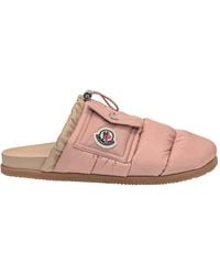 Moncler - Logo Patch Padded Slippers - Lyst