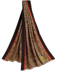 Etro - Logo Scarf - Lyst