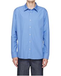 A.P.C. - Long-Sleeve Button-Down Shirt - Lyst