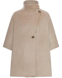 Max Mara - High-Neck Cape - Lyst