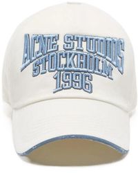 Acne Studios - Embroidered Logo Hat - Lyst
