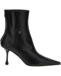 Jimmy Choo - Cycas Pointed-Toe Ankle Boots - Lyst