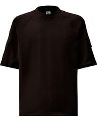C.P. Company - Metropolis Series Stretch Fleece Short Sleeve Sweatshirt - Lyst