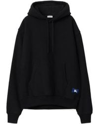 Burberry - Kangaroo-Pouched Drawstring Hoodie - Lyst