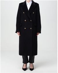 Tagliatore - Belted-Waist Double-Breasted Coat - Lyst