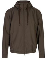 Peserico - Hooded Jacket - Lyst
