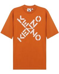 KENZO - Printed Short-Sleeved T-Shirt - Lyst