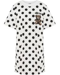 Moschino - Teddy Bear Printed Dress - Lyst