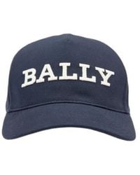 Bally - Embroidered-Logo Baseball Cap - Lyst