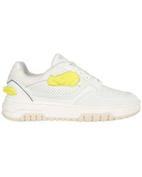 MSGM - Round Toe Lace-Up Sneakers - Lyst