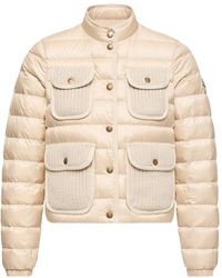 Moncler - Furet Wool Cashmere Trimmed Short Down Jacket - Lyst