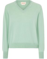 &Daughter - Slim Cashmere And Cotton-Blend Sweater - Lyst