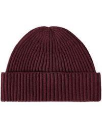 Brunello Cucinelli - Cashmere English Rib Double Knit Beanie Hat - Lyst
