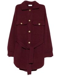 Brunello Cucinelli - Belted Buttoned Cardigan - Lyst