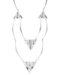 Isabel Marant - Triangle Blair Chain Detail Necklace - Lyst