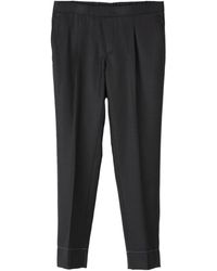 Brioni - Elastic-Waist Wool Trousers - Lyst