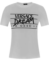 Versace - Dream-Print Short-Sleeve T-Shirt - Lyst