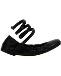 Rene Caovilla - René Caovill Cleo Embellished Ballet Flats - Lyst