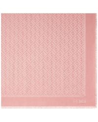 Fendi - Silk And Wool Shawl - Lyst