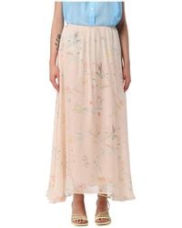 forte_forte - Elastic Waist Midi Skirt - Lyst