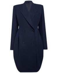 Alaïa - Alaïa Round Double-Breasted Coat - Lyst