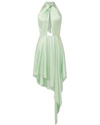 Stella McCartney - Cut-Out Sleeveless Asymmetric Dress - Lyst