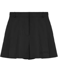 McQueen - Pleated Tailored Shorts - Lyst