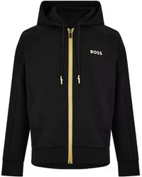 BOSS - Saggy Full-Zip Hoodie - Lyst