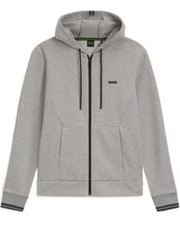 BOSS - Zipper Sweatshirt - Lyst